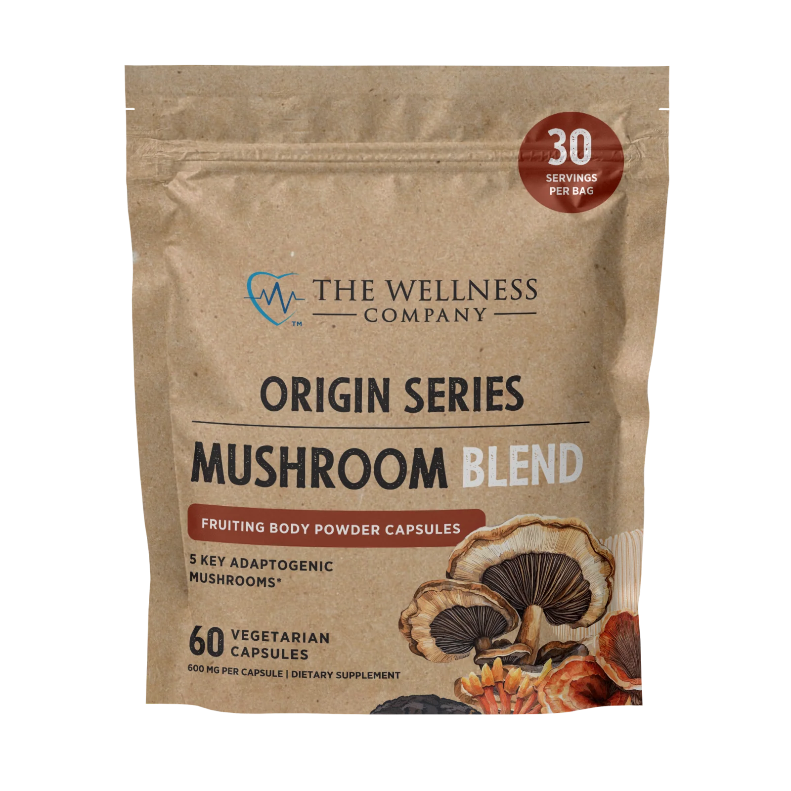 rtl Origin Series: Mushroom Blend 60 CT