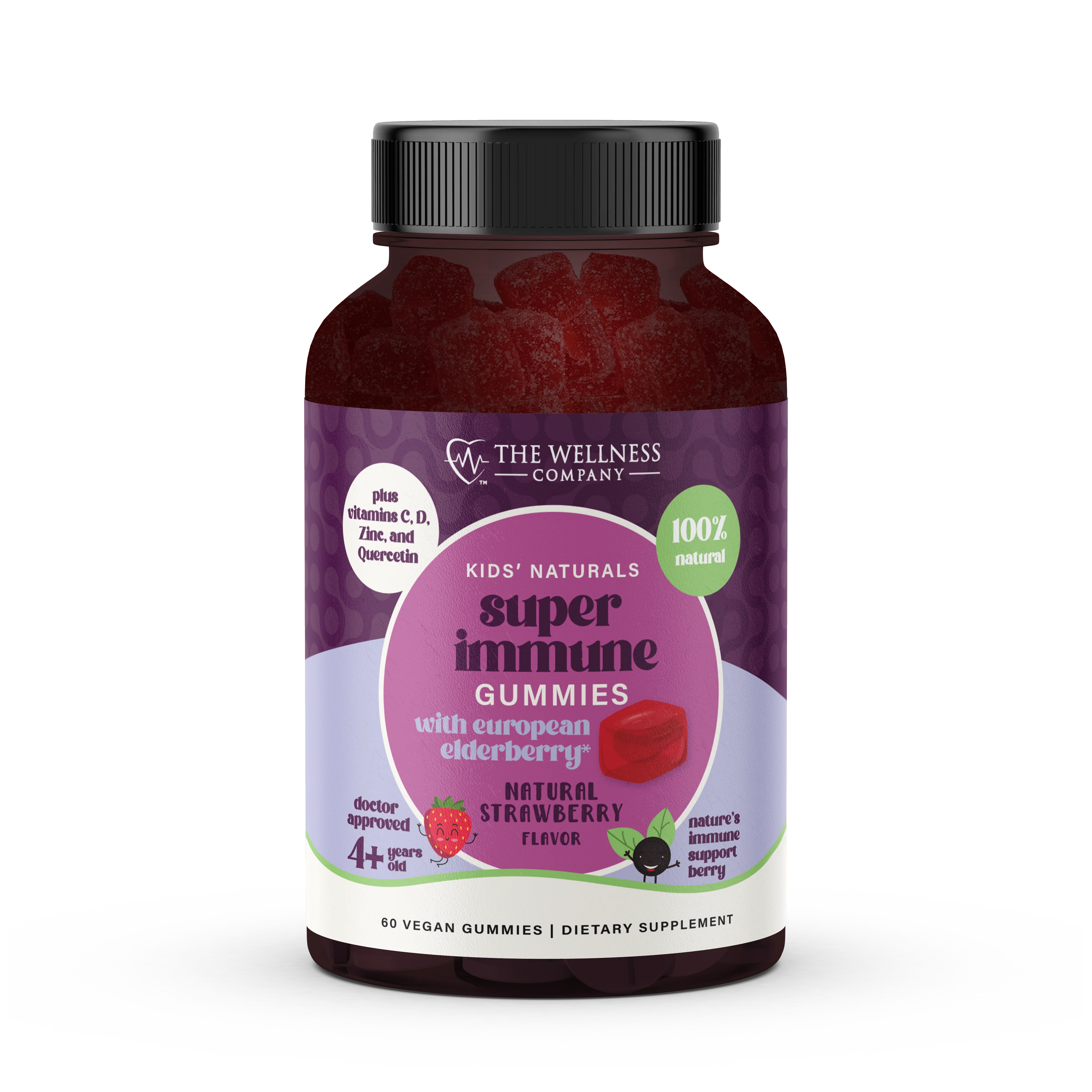 rtl Kids Naturals: Super Immune with Elderberry Gummies 60 CT